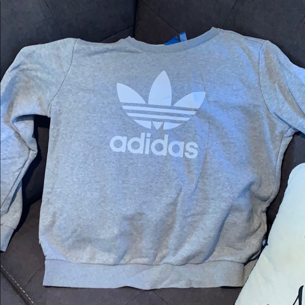 adidas crew neck